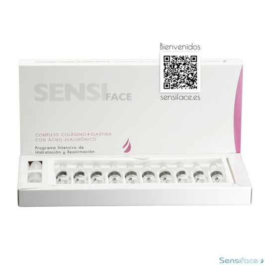 Sensiface Colageno y Elastina + Ácido Hialurónico Ampollas 10X5ml