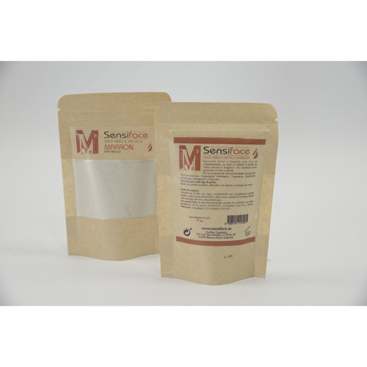 Sensiface Mascarilla Arcilla Marrón 100% Natural 70 gr