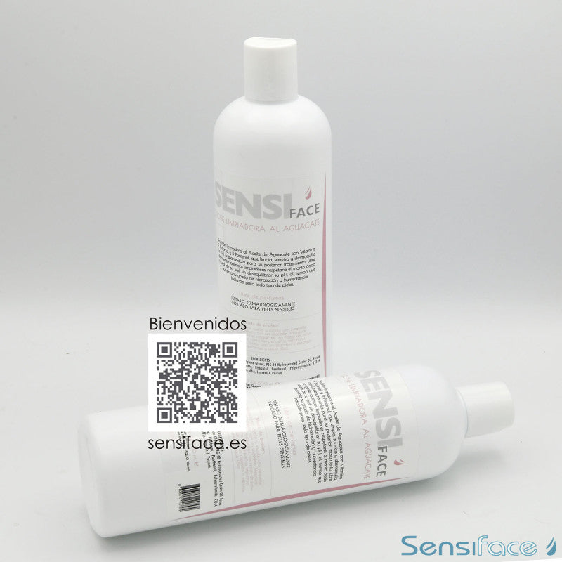 Sensiface Leche limpiadora al aguacate 500ml