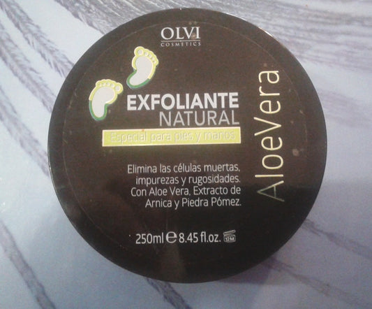 Exfoliante natural especial para pies y manos 250 ml Olvi