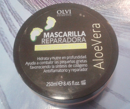 Mascarilla Reparadora especial para pies y manos Olvi 250 ml